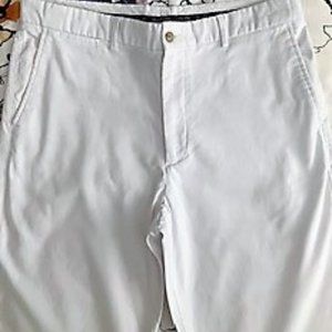 Tasso Elba White Pants 36 x 32 EXC